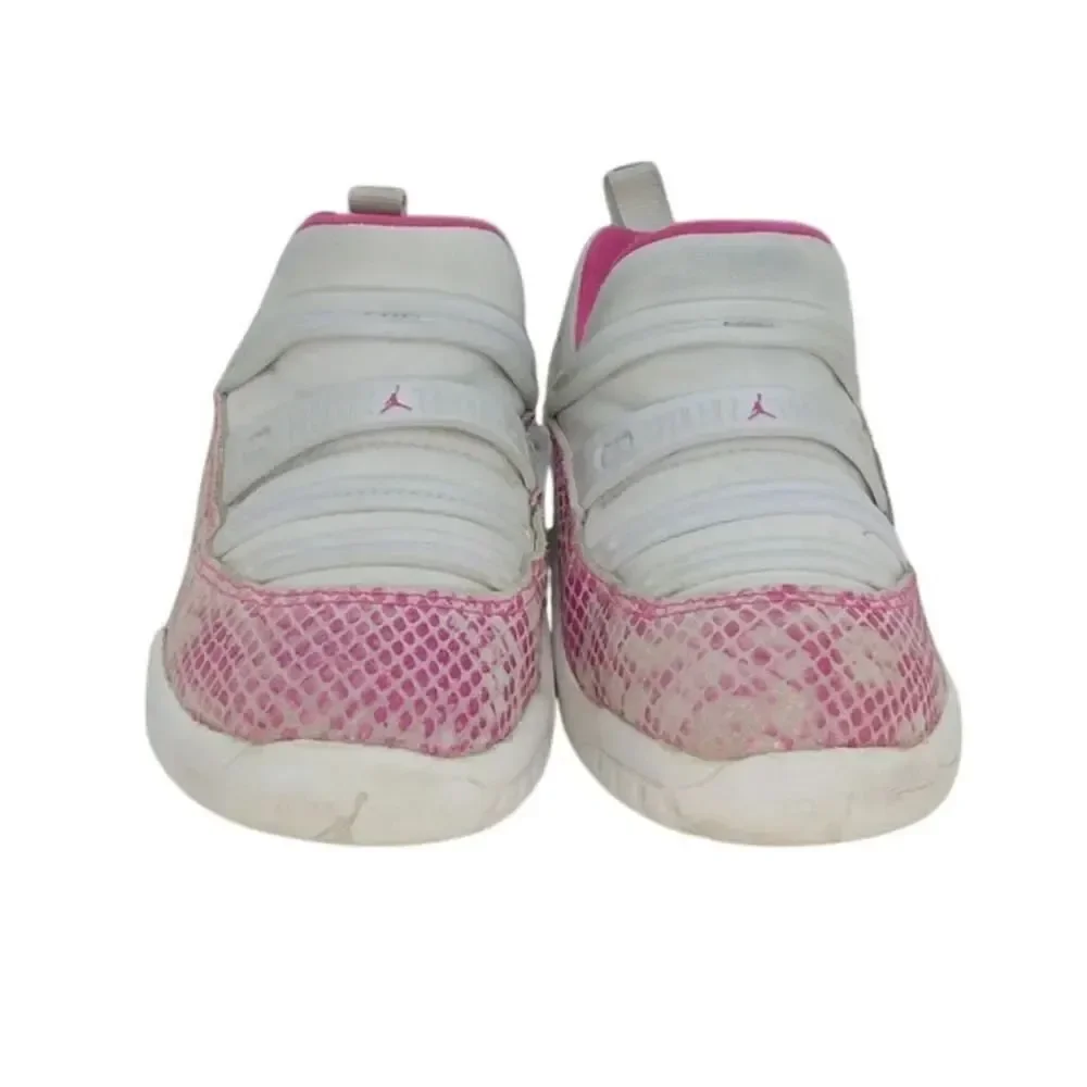 NIKE AIR JORDAN Retro 11 Toddler ink Snakeskin Sneakers - Size: 6